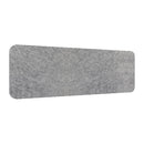 Desk Mounted Panel Screen Marble Grey 1190X384X27Mm