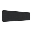 Desk Mounted Panel Screen Black 1490X384X27Mm