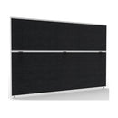 Privy Screen Black And White Satin 1200X1800X30Mm