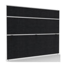 Screen Black And White Satin 1500X1800X30Mm