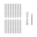 10 Pack Stainless Steel Diy Rope Balustrade Kit Swage Lag Screw