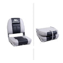 Set Of 2 Folding Boat Seats Marine Seating Set Swivels All Weather