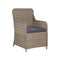 Outdoor Armchairs With Cushions 2 Pcs Poly Rattan Brown And Dark Grey