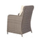 Outdoor Chairs With Cushions And Back Pillows 2 Pcs Poly Rattan Brown