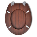 Toilet Seats With Hard Close Lids Mdf Brown