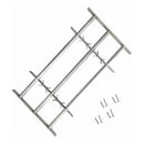 Adjustable Security Grille For Windows With 3 Crossbars 500 To 650Mm