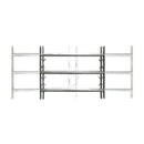 Adjustable Security Grille For Windows With 3 Crossbars 500 To 650Mm