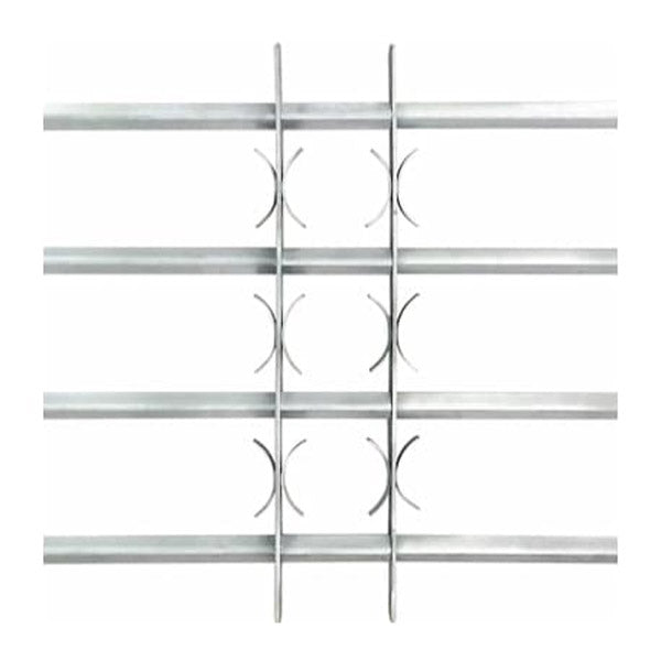 Adjustable Security Grille For Windows With 4 Crossbars 1000 To 1500Mm