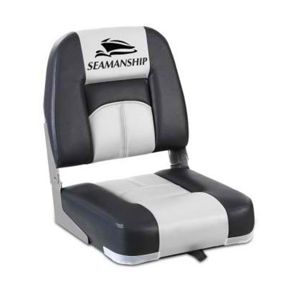 2X Folding Boat Seats Seat Marine Seating Set Swivels All Weather