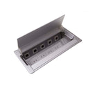 Table Surface Mounted Service Box Silver