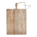 Rectangular Mango Wood Serving Board Natural 44X77X2Cm