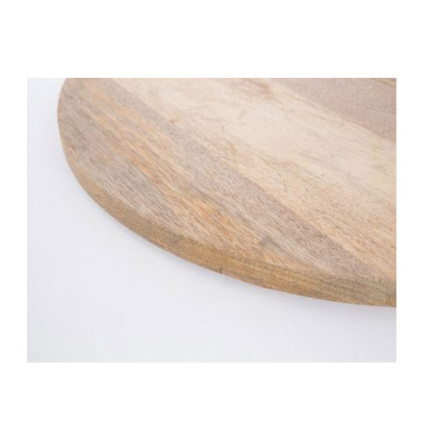 Round Serving Board Mango Wood Natural 104X76X4Cm