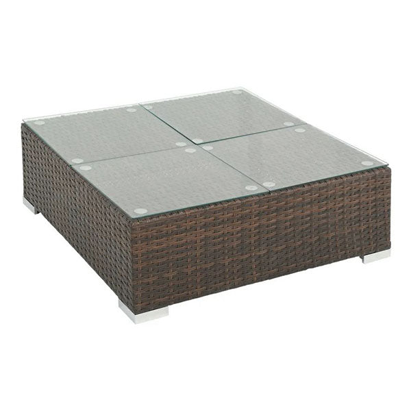 8 Piece Garden Patio Lounge Set With Cushions Poly Rattan