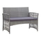4 Piece Garden Lounge Set With Cushion Poly Rattan