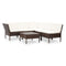 6 Piece Garden Lounge Set With Cushions Polyethylene Rattan