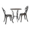 3 Piece Bistro Set Cast Aluminium