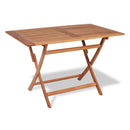 5 Piece Garden Dining Set Solid Teak Wood With Waterbase Finish