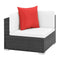 7 Piece Garden Patio Lounge Set With Cushions Pe Rattan