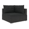 5 Piece Garden Lounge Set With Black Cushions Poly Rattan Black