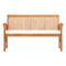 3 Seater Garden Bench With Cushion 150 Cm Solid Acacia Wood