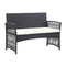 4 Piece Garden Lounge Set With Cushion Poly Rattan