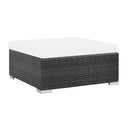 7 Piece Garden Lounge Set With Cushions Weather Resistant Pe Rattan