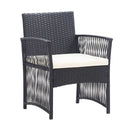 4 Piece Garden Lounge Set With Cushion Poly Rattan