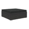 6 Piece Garden Lounge Set With Black Cushions Poly Rattan Black