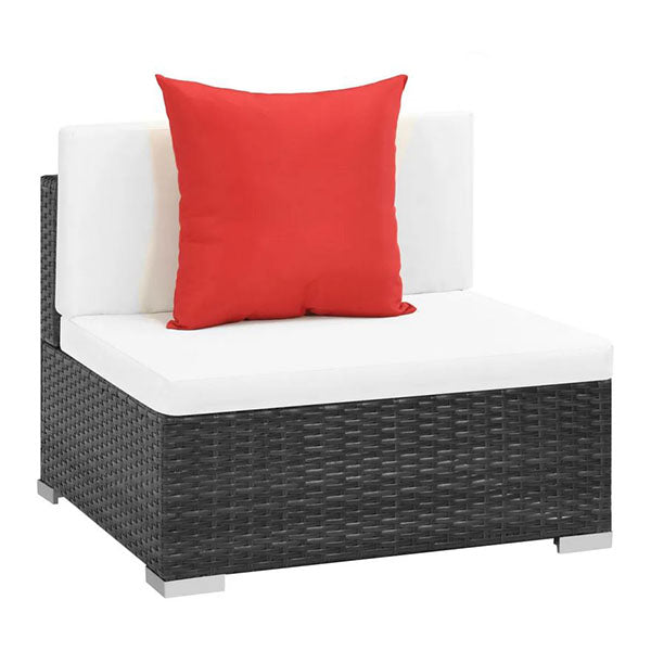 7 Piece Garden Patio Lounge Set With Cushions Pe Rattan