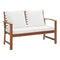 4 Piece Garden Lounge Set With Cushions Solid Acacia Wood Oil Finish