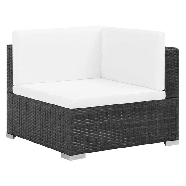 8 Piece Garden Patio Lounge Set With Cushions Poly Rattan