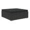 5 Piece Garden Lounge Set With Black Cushions Poly Rattan Black