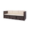 4 Piece Garden Lounge Set With Tables And Ottomans Cushion Poly Rattan