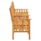 Garden Chairs With Tea Table 159X61X92 Cm Solid Acacia Wood