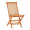 3 Piece Folding Bistro Set Solid Teak Hard Wood