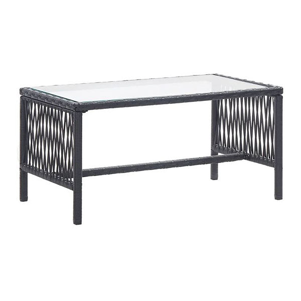 4 Piece Garden Lounge Set With Cushion Poly Rattan