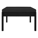 3 Piece Garden Lounge Set With Cushions Pe Rattan Black
