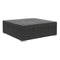 6 Piece Garden Lounge Set With Black Cushions Poly Rattan Black