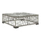 6 Piece Garden Lounge Set With Grey Cushions Pe Rattan