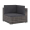 8 Piece Garden Lounge Set With Cushions Pe Rattan Grey And Dark Grey