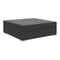 5 Piece Garden Lounge Set With Black Cushions Poly Rattan Black