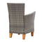 Garden Chairs 2 Pcs With Cushions Pe Rattan Grey