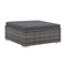 8 Piece Garden Lounge Set With Cushions Pe Rattan Grey And Dark Grey