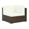 7 Piece Garden Lounge Set With Cushions Weather Resistant Pe Rattan