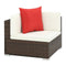 7 Piece Garden Patio Lounge Set With Cushions Pe Rattan