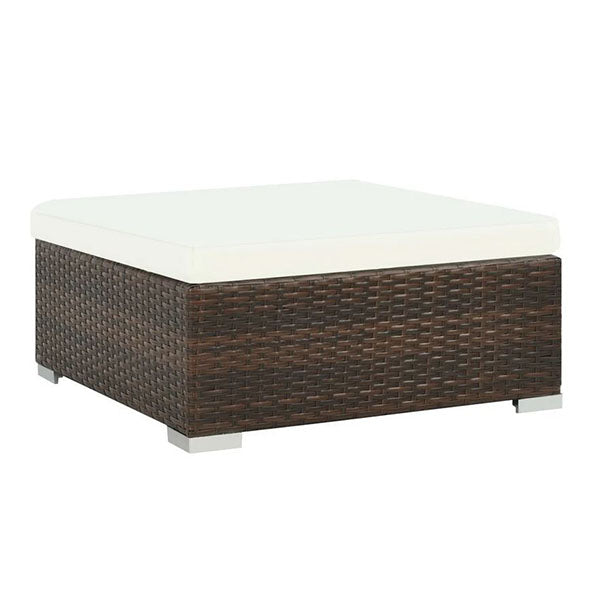 7 Piece Garden Patio Lounge Set With Cushions Pe Rattan