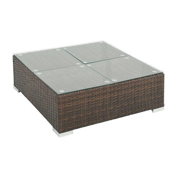 7 Piece Garden Lounge Set With Cushions Weather Resistant Pe Rattan