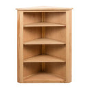 Corner Shelf 59X36X100 Cm Solid Oak Wood