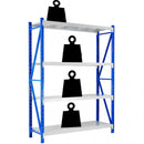 1 Bay Garage Storage Steel Rack Long Span Shelving 2M Wide 800Kg