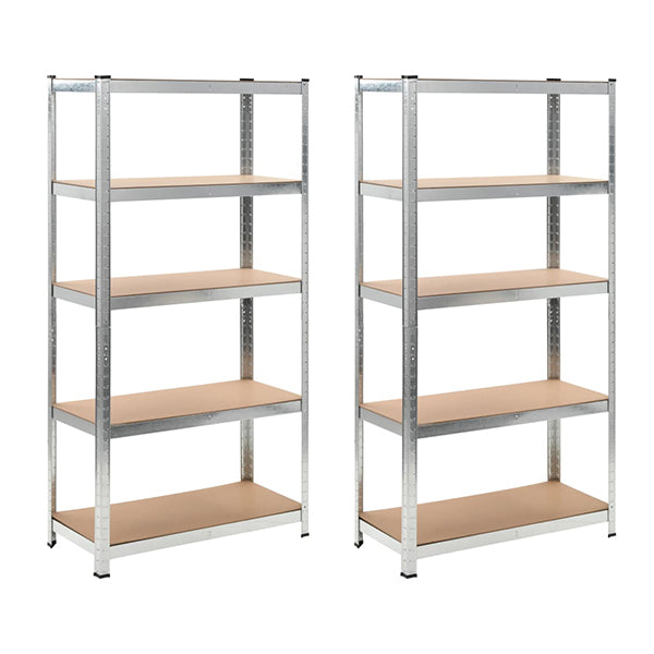 Storage Shelves 2 Pcs 90X40X180 Cm Mdf